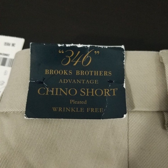 NWT BROOKS BROTHERS Chino SHORTS sz 36 - Picture 7 of 7
